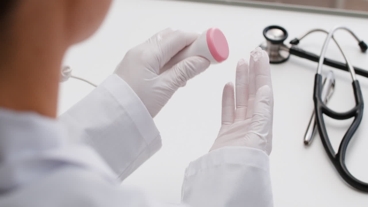 Medical examination with ultrasound and stethoscope