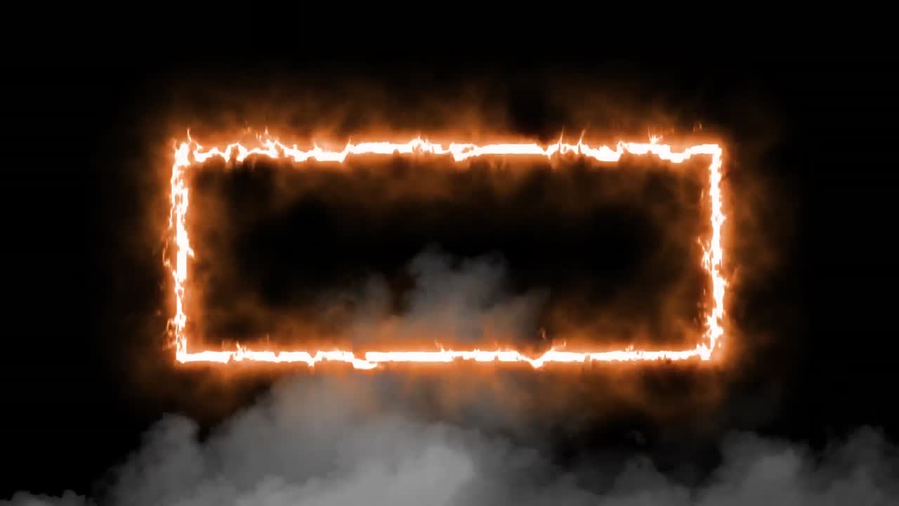 rectángulo en llamas