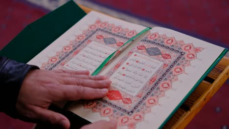 Muslim holy book ramadan moon