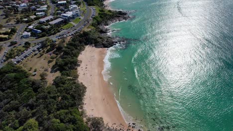 cabarita beach apartments stunning panoramic view in tweed shire, bogangar, northern rivers, new south wales, australia aerial shot