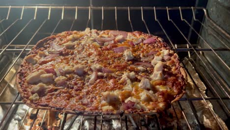 pizza de pollo con receta de barbacoa de corteza ultra delgada
