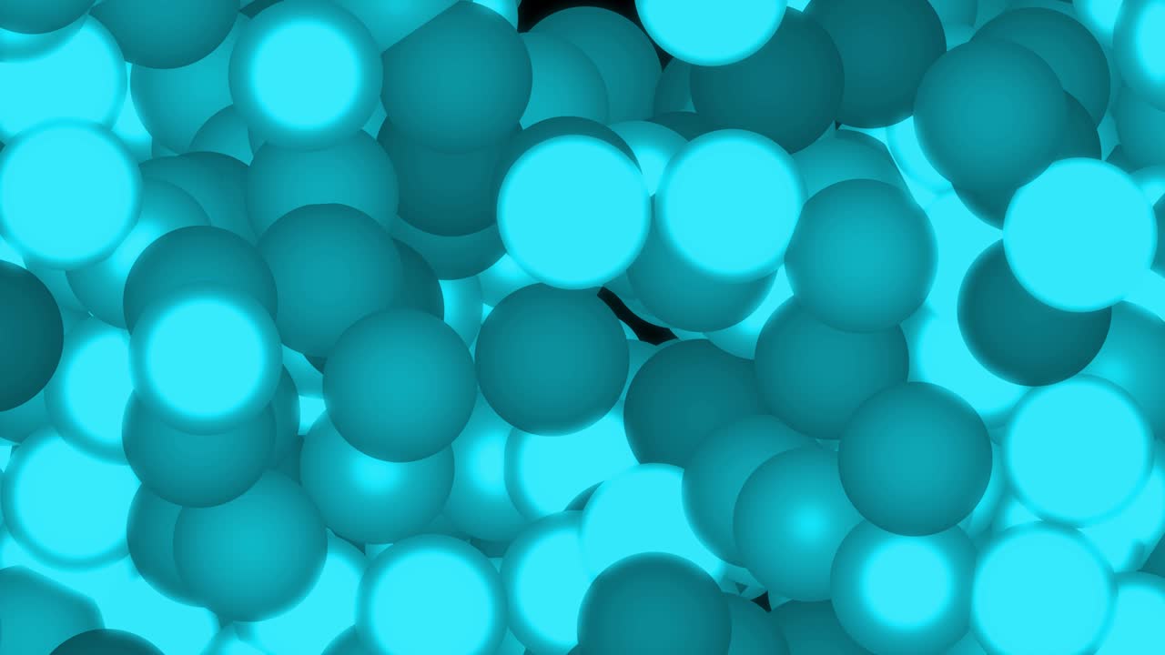 Large size dot ball moving animation motion graphics