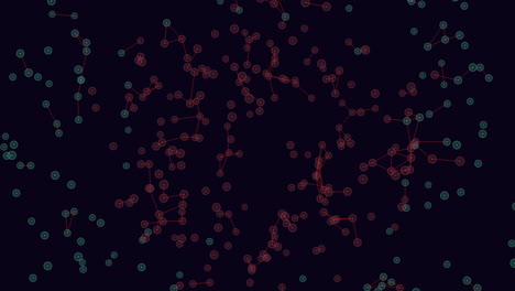 Connected-neon-dots-with-lines-on-black-gradient