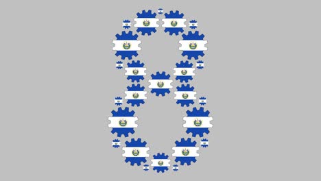 Salvadoran number eight