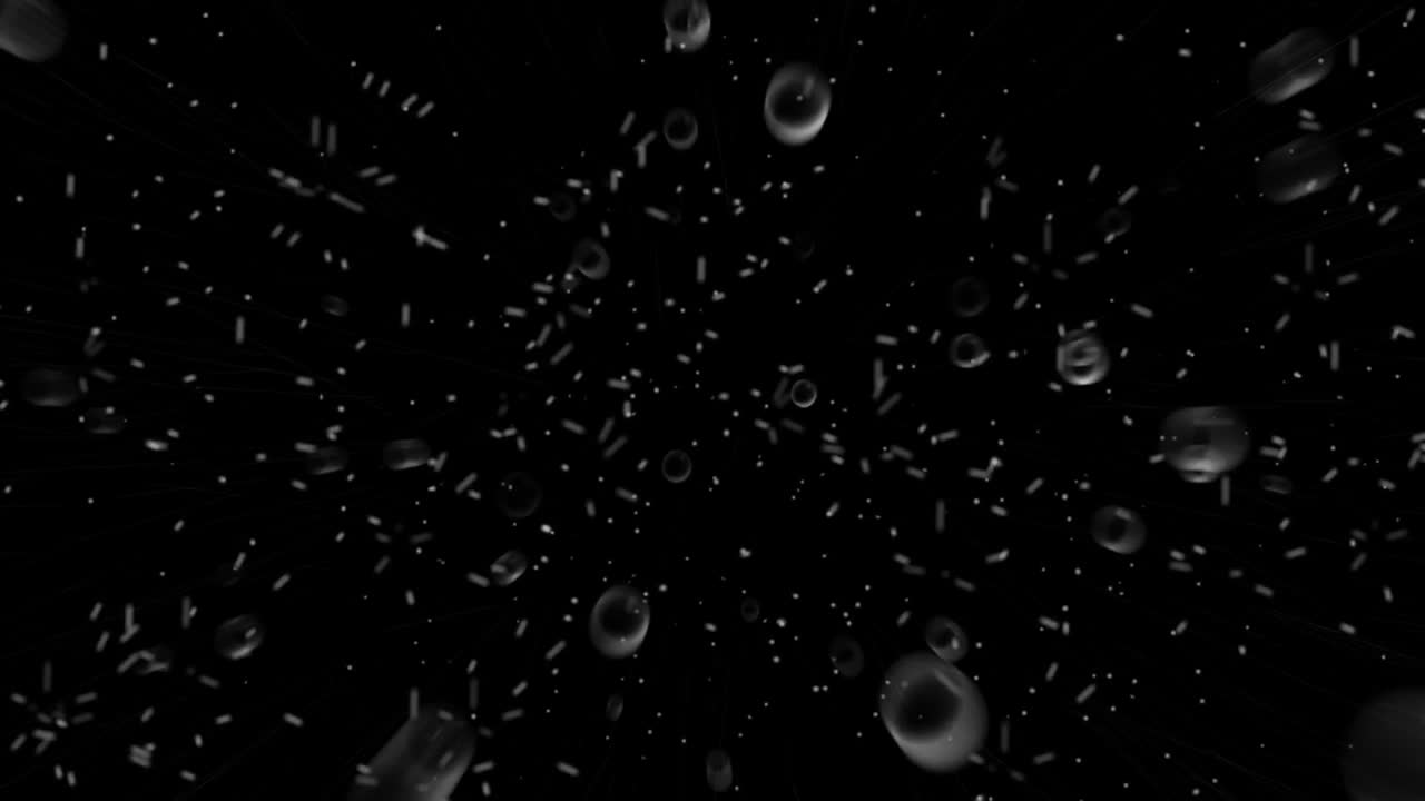 Rain Motion Particles stock footage