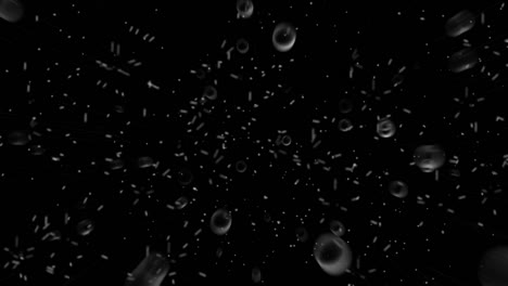 rain motion particles stock footage