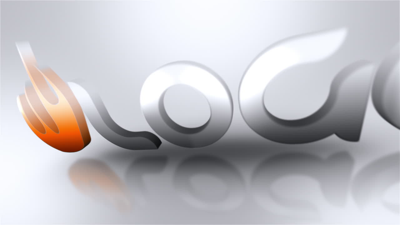 3D logo animation intro - customizable video template