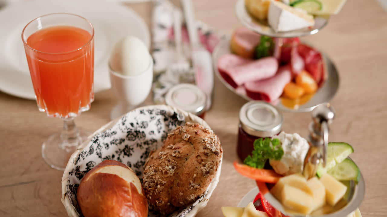 A Delicious and Colorful Continental Breakfast