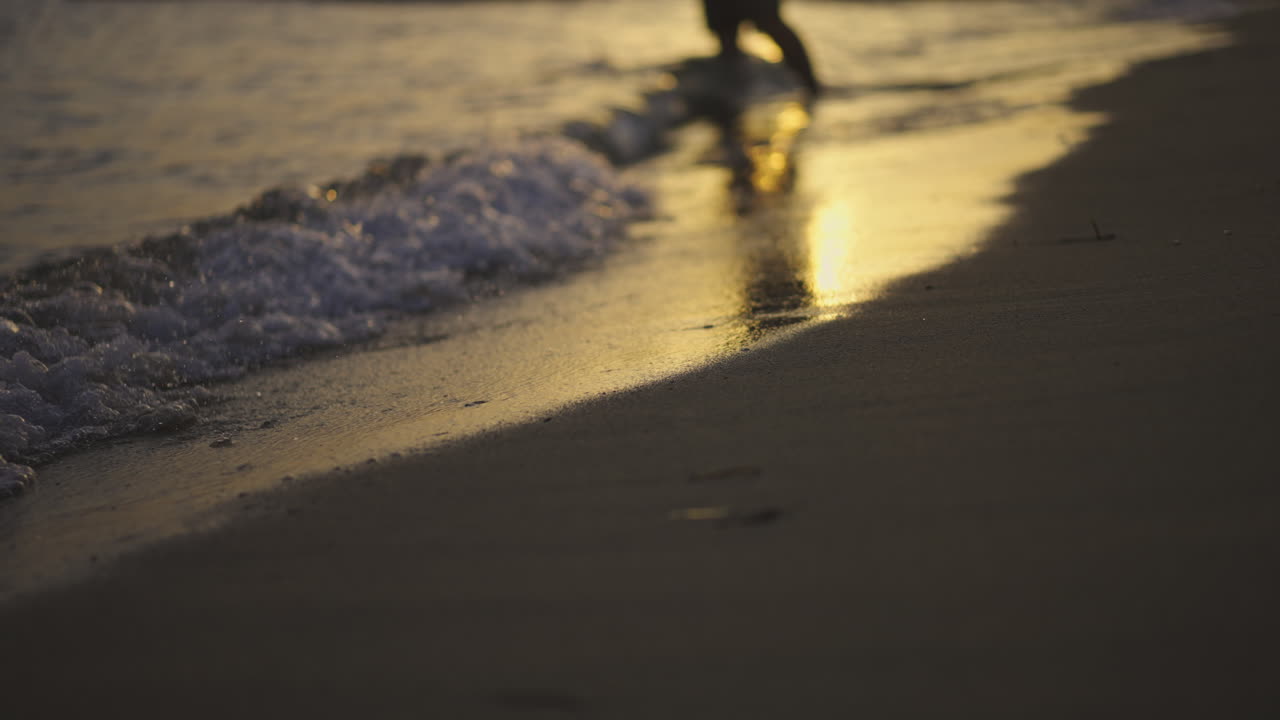 Golden hour at the beach