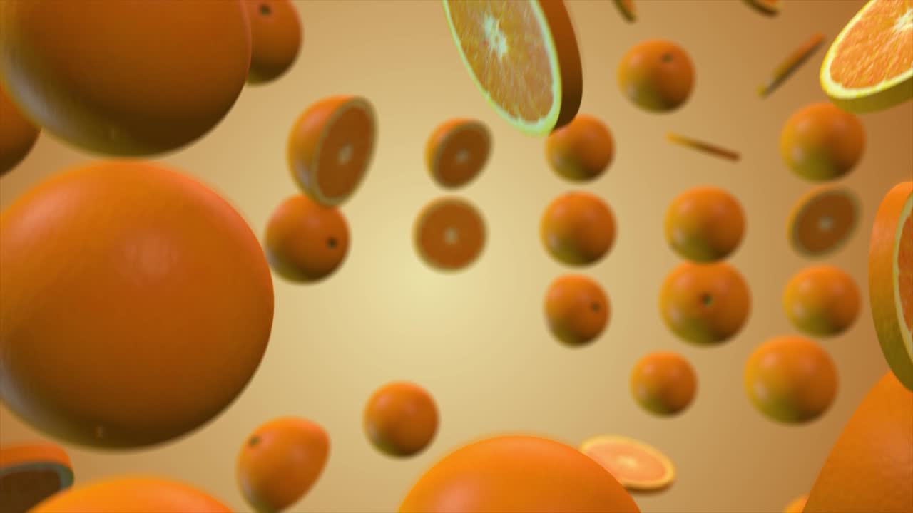 오렌지 (슬로 모션)