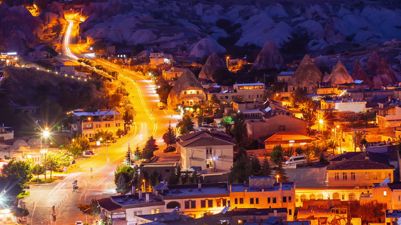 Cappadocia Town at Night