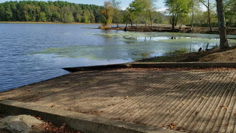 Parque-Estatal-Petit-Jean-Arkansas-Lago-Bailey-Rampa-Para-Botes