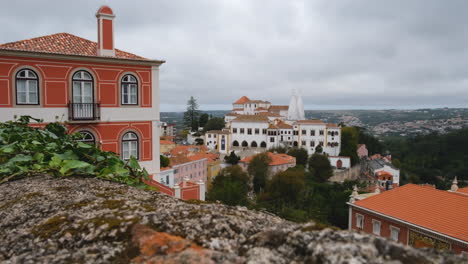 nationalpalast von sintra, stadtpalast in sintra, lissabon, portugal