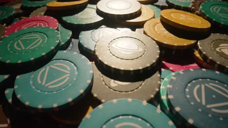 pile of colorful casino poker chips
