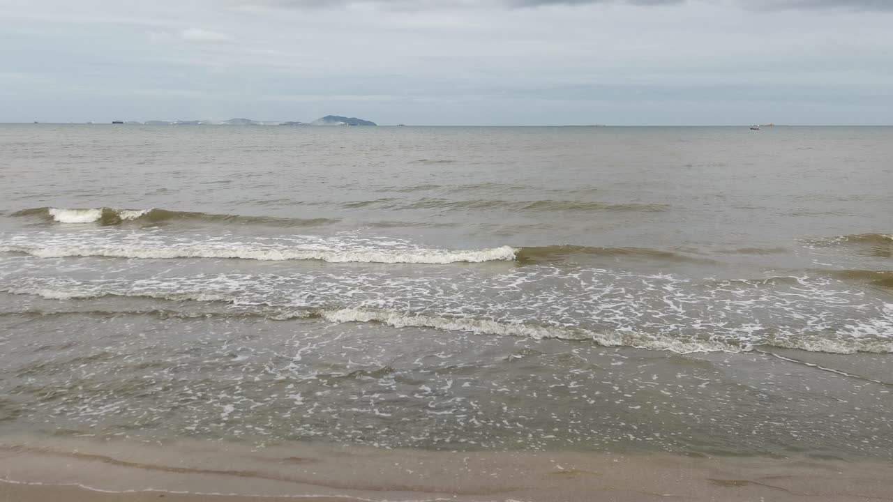 태국 의 해변 을 따라 있는 랑세인 해변 의 클로즈업