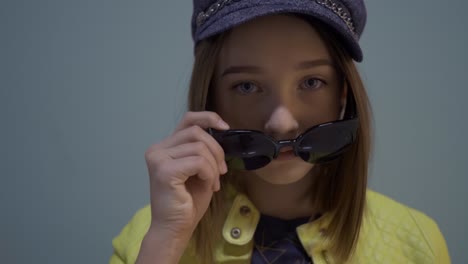 stylish teenager portrait