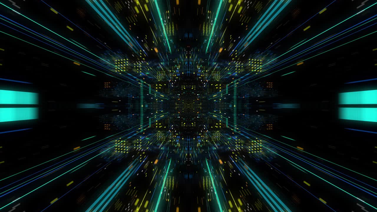 Seamless Loop Abtract Internet of Things motion background.