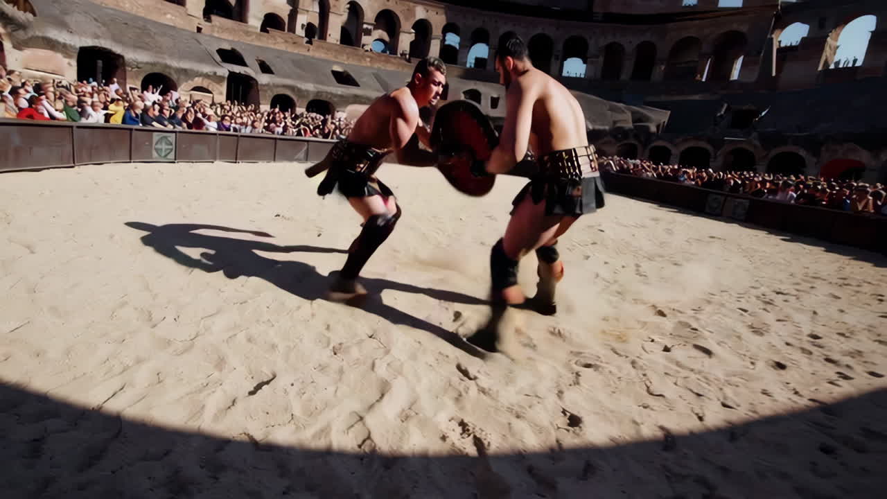 Gladiator Combat in the Colosseum