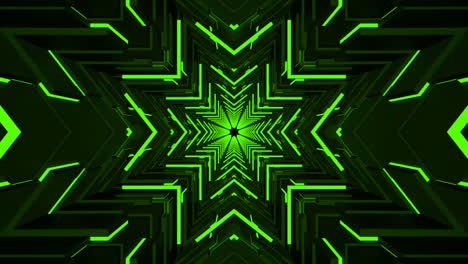 looped green abstract technology endless