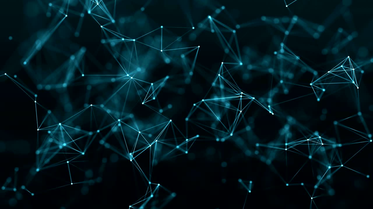 4k abstract loop color sfondo geometrico con linee e punti