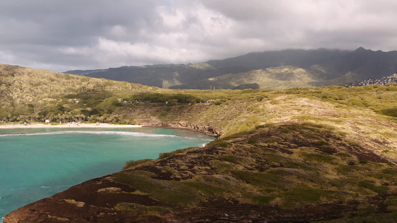 공중 드론 샷 구름 그림자 timelapse