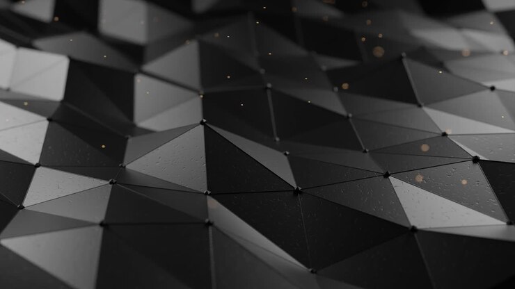 Geometric Elegance: A Study in Black Triangles