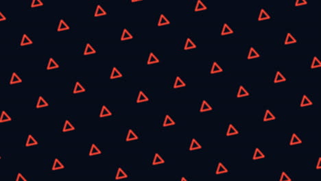 mesmerizing blue triangle pattern on black background