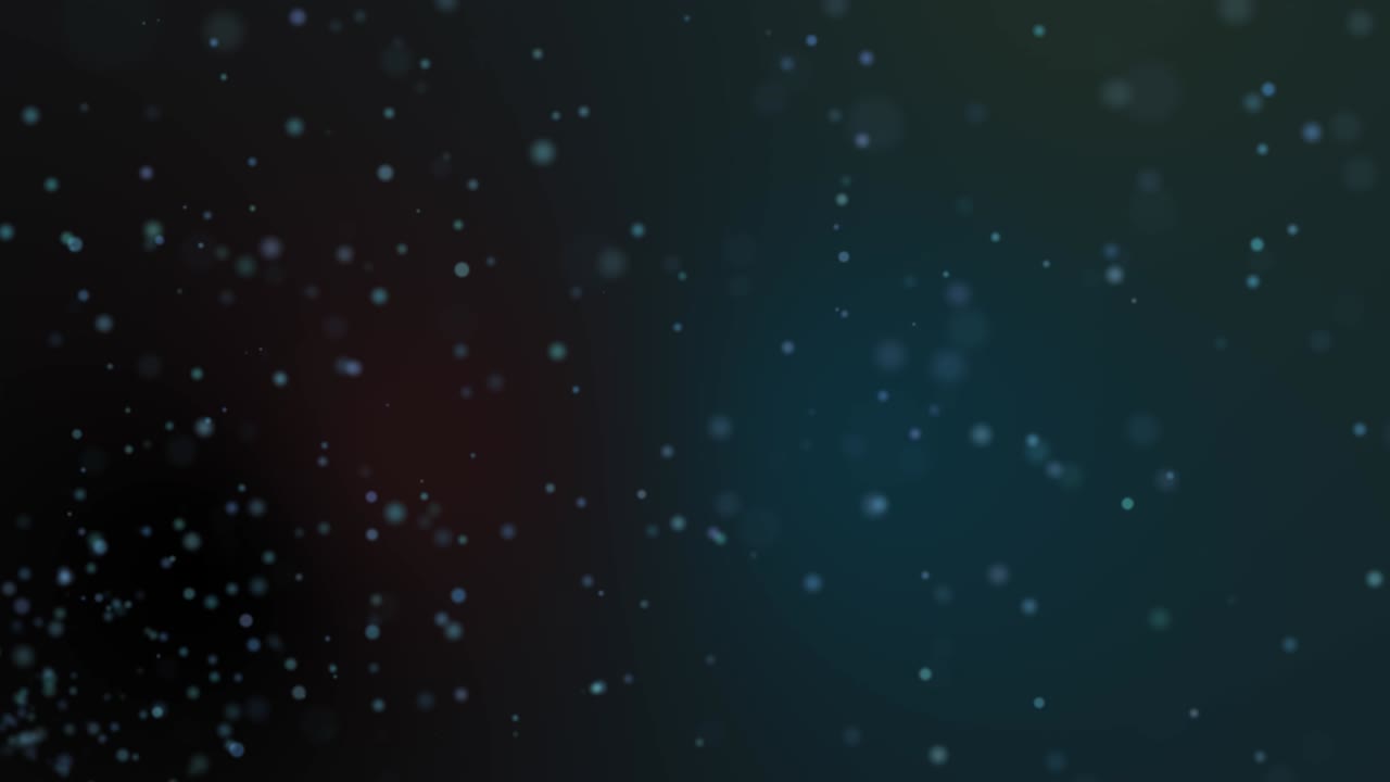 Flying particles in space 4K stock video