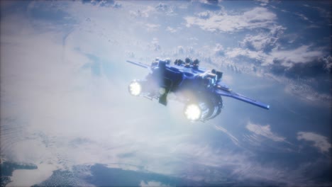 Transbordador espacial despegando en una misión