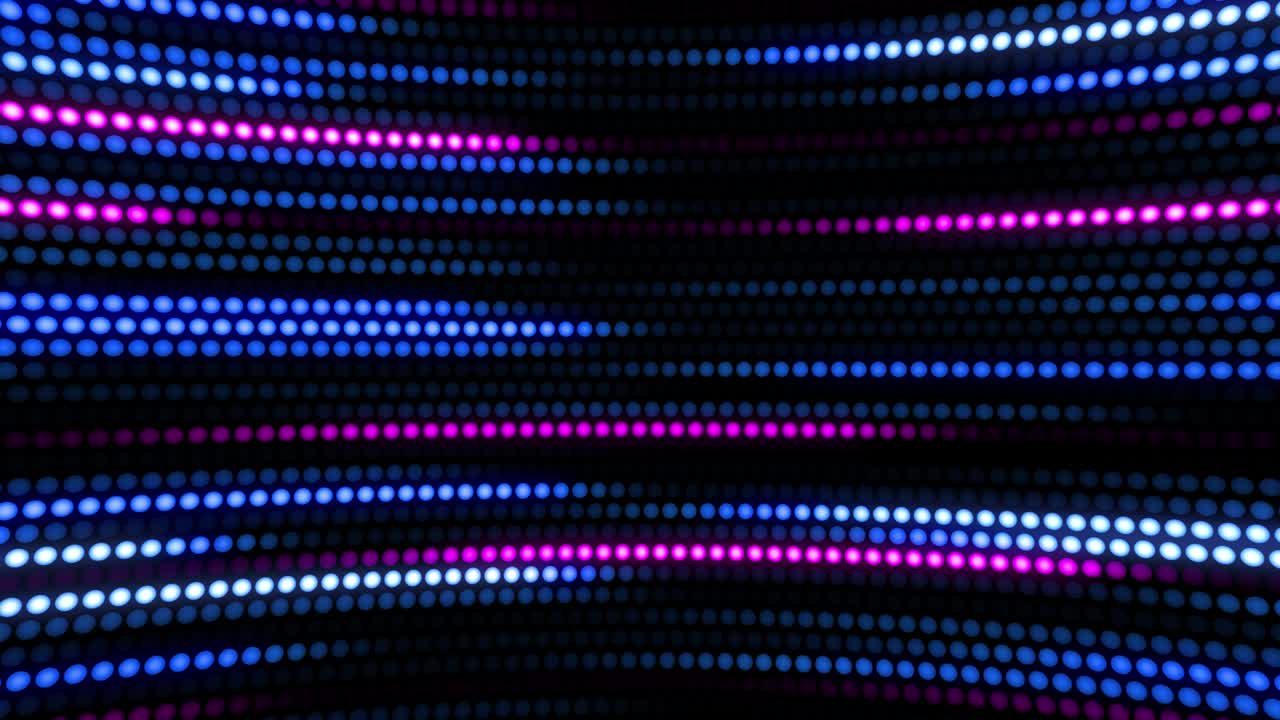 fondo de brillo animado abstracto hecho de muchos pequeños puntos púrpuras y azules. sin costuras