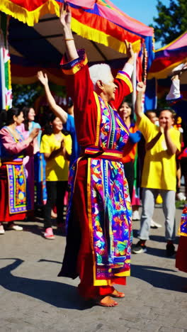 Celebration with Traditional Costumes