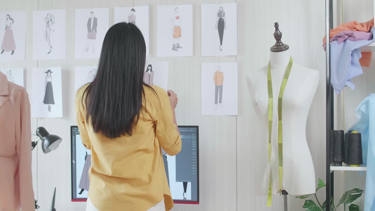 Fashion Designer at Work