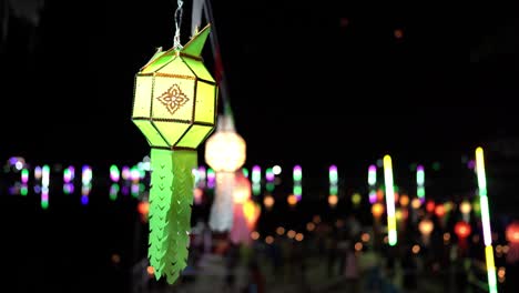 paper lantern on festival in country