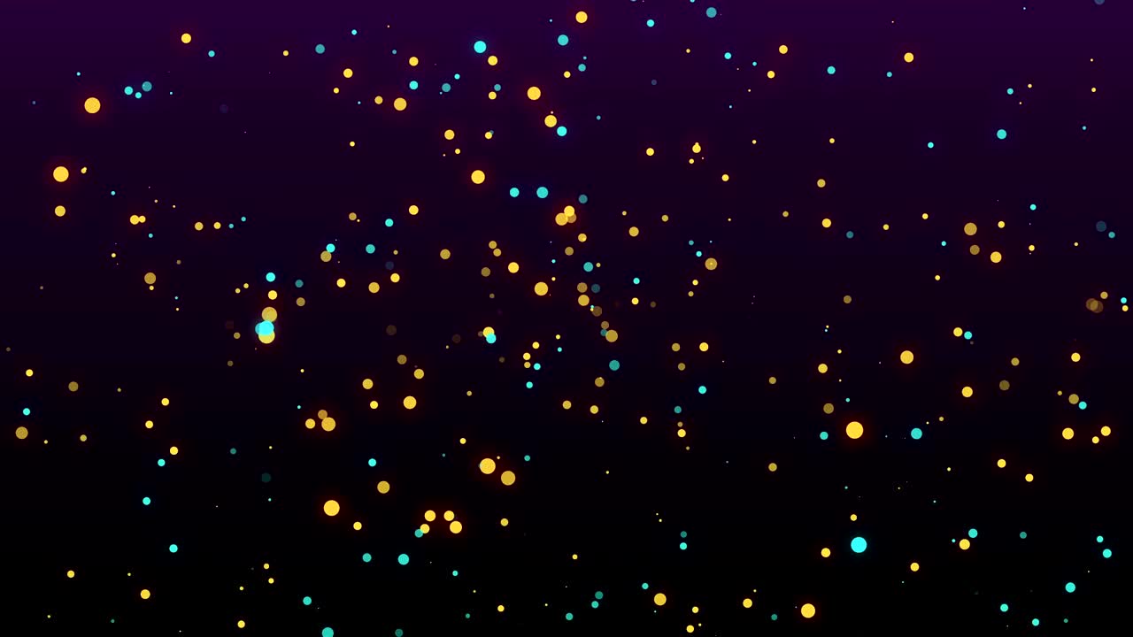 4K Glowing Bubble Background