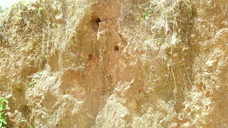 Vuelo-De-Drones-Inclinados-Del-Mercado-Local-Ocupado-En-La-Aldea-Tribal-De-Kapenguria,-Comunidad-Rural-Tradicional-En-Kenia-África