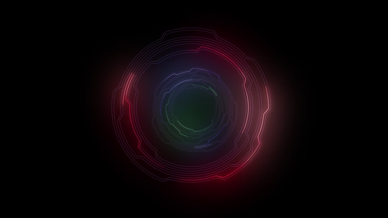 Digital Circuit Tunnel Network Technology Communication Background