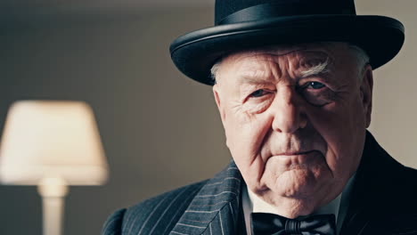 portrait of a distinguished senior man