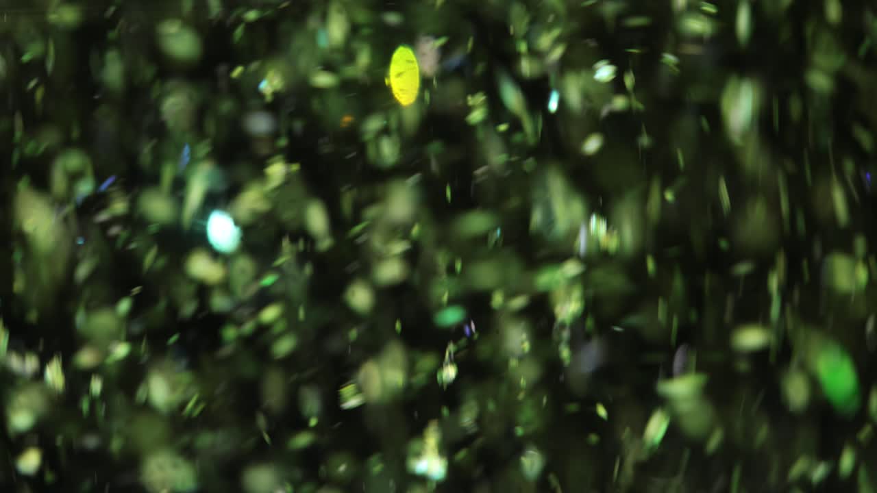 Green Glitter Abstract
