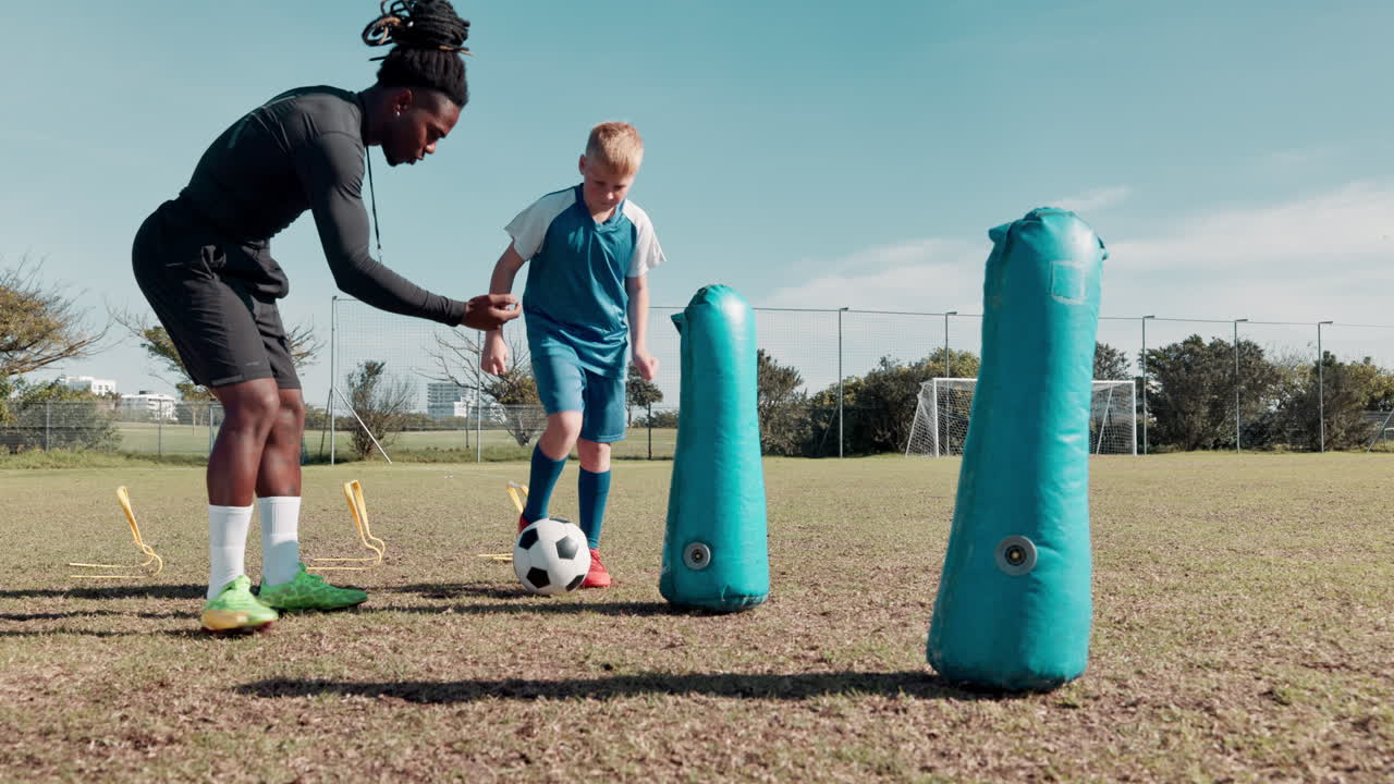 sesión de entrenamiento de fútbol juvenil