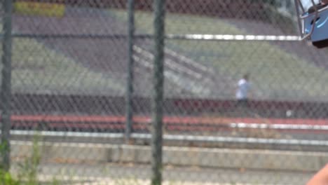 catcher catching a ball in slow motion