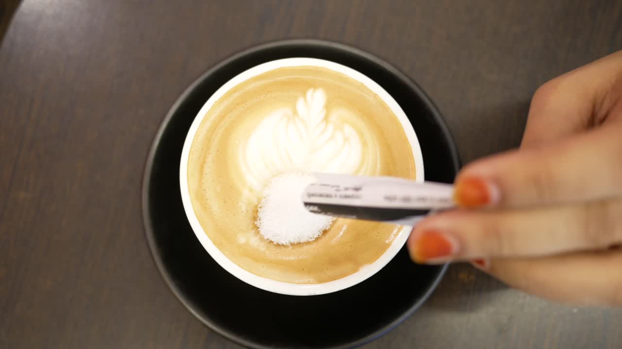 Adding Sugar to a Latte