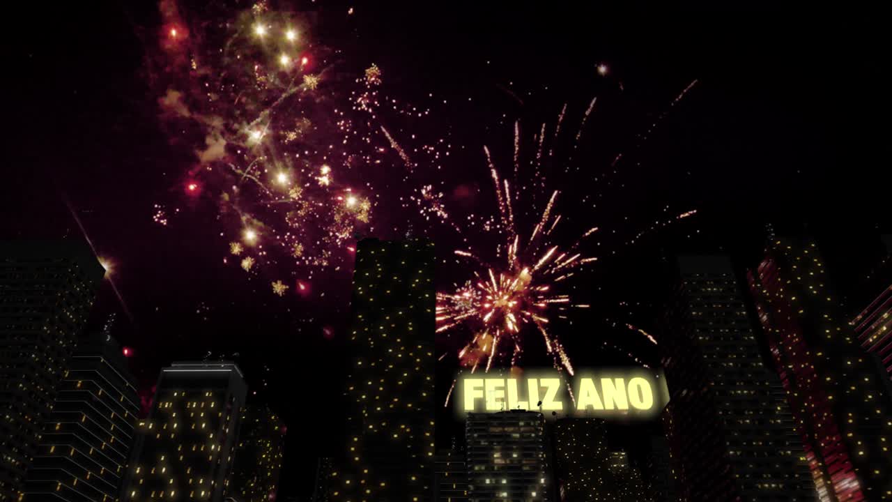 feliz ano novo horizonte loop 4k