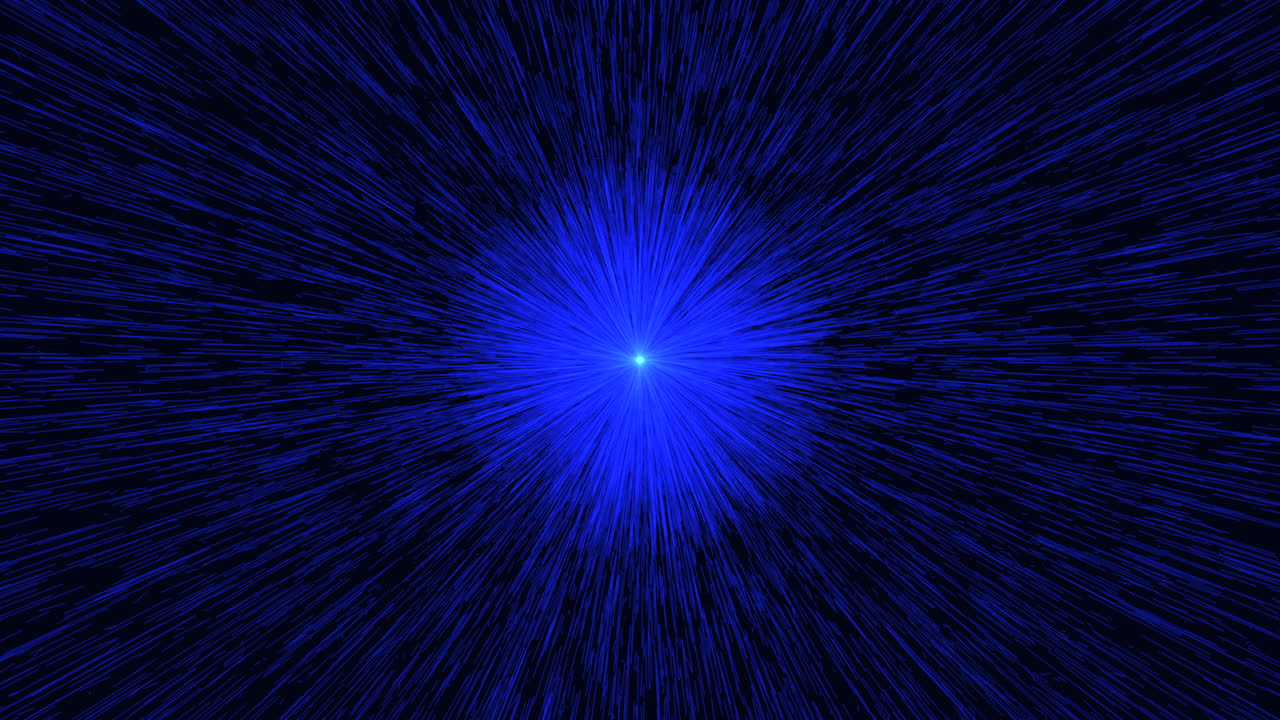 luz azul circular que emana del centro, en movimiento