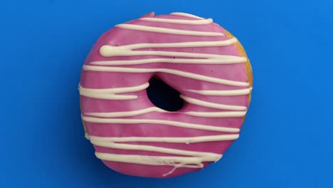 doughnut glazed close-up.