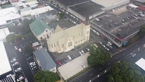 drone shot spinning around the church.mp4