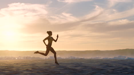fitness, wellness, and health athlete running