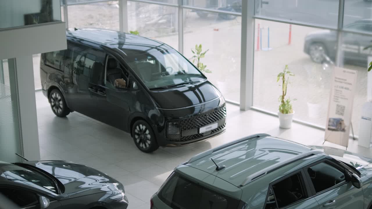 Cars on Display at a Car Dealership