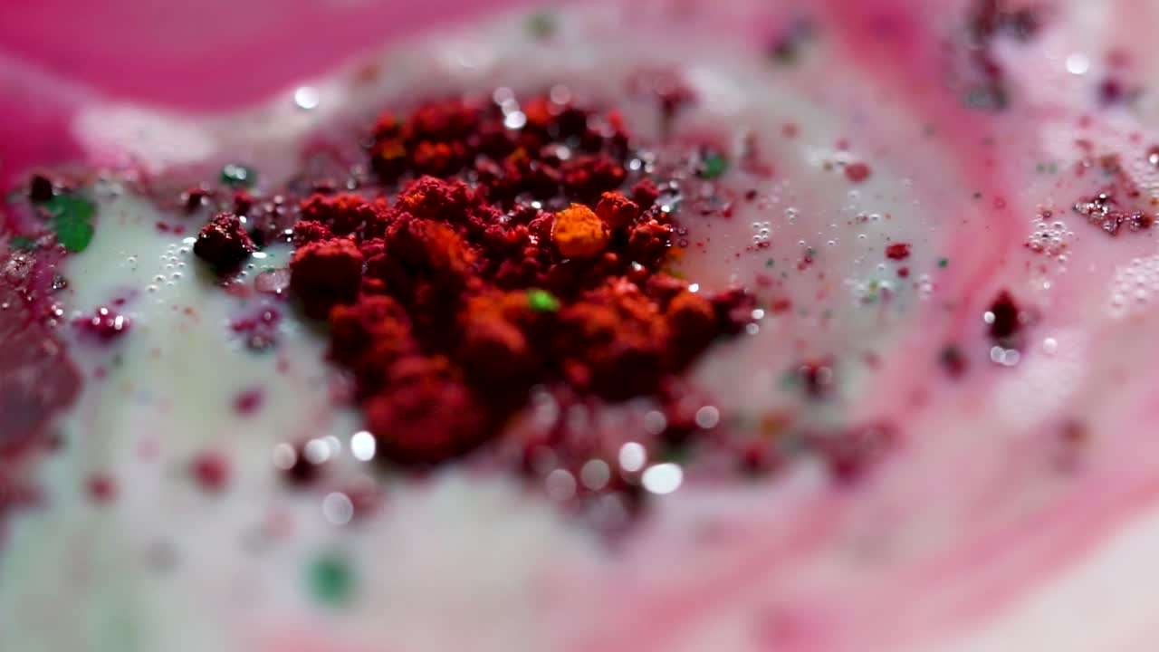 experimento abstracto de mezcla de colores