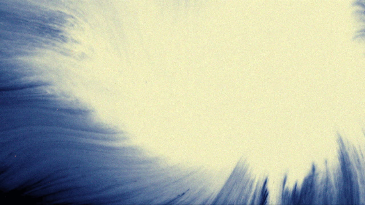 Blue and white watercolor ink on grunge texture with noise