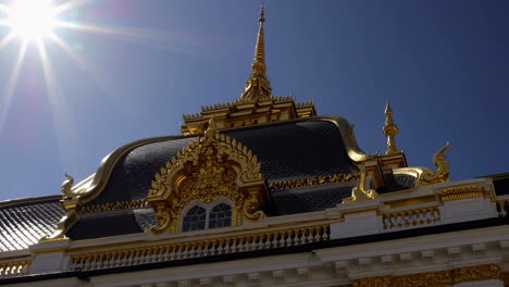 golden roof of a thai palace